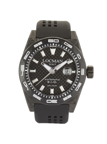 Locman Herrenuhr "Stealth 300 MT Automatik" in Schwarz