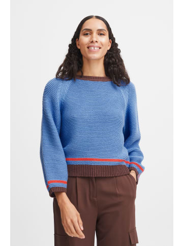 b.young Strickpullover BYOMA JUMPER - 20813529 in blau