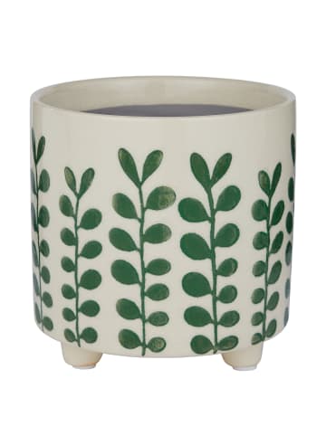 Butlers Blumenübertopf NEW DELFT Blumen in Grün