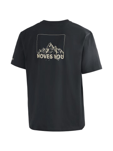 Maier Sports T-Shirt MS FAV Tee Print in Schwarz01100