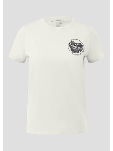 QS T-Shirt in 02D0_creme