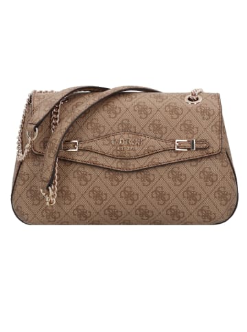 Guess Katya Schultertasche 24 cm in latte logo