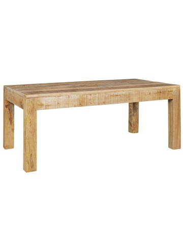 FineBuy Couchtisch in Braun / Mango / 60x110x47