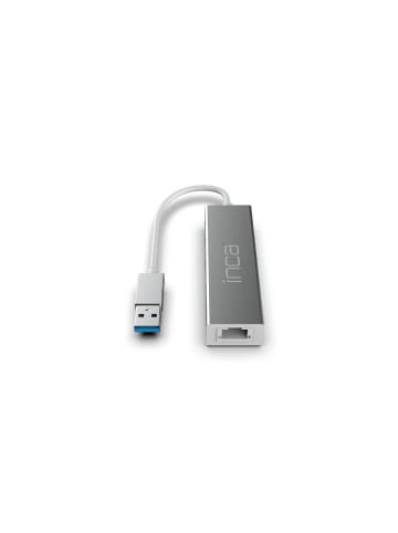 Inca USB-Hub USB-Adapter Silber in Silber