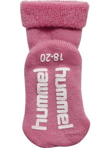 Hummel Kinder Socken "Mini Non Slip 3-Pack Sock" in Rosa