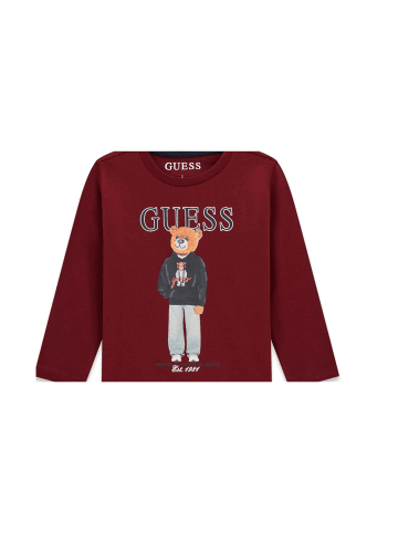 Guess Langarmshirt N6YI06K3794 Bordeaux