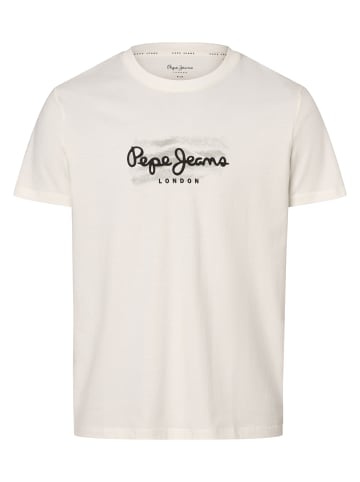 Pepe Jeans T-Shirt Castle in ecru