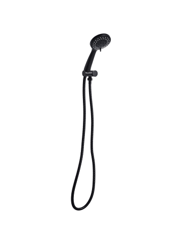 Beliani Wannenarmaturen TAMUSHAL in Schwarz - (W) 10 x (H) 23 x (L) 3 cm