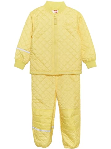 CeLaVi Outdoor Overall "Basic thermal set-solid" in Gelb