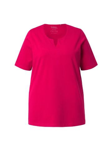 Ulla Popken Shirt in dunkle himbeere