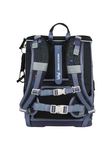 BAAGL Schulranzen Zippy plus in Schwarz Pixel Space - 28x37x20cm