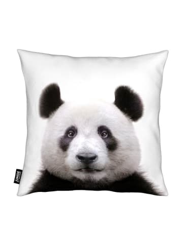 Juniqe Kissen "Panda" in Schwarz & Weiß