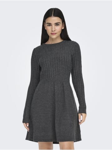 ONLY Kleid in Dark Grey Melange