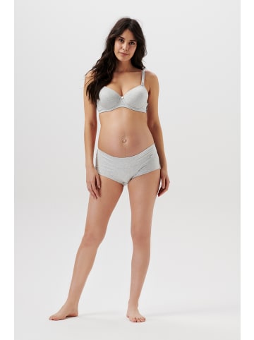 Noppies Gepolsterter Still-Bh Cotton Melange in Light Grey Melange