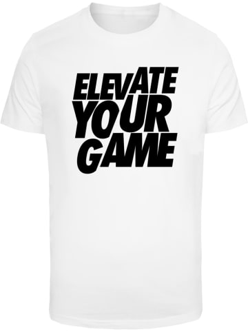Mister Tee T-Shirt "Elevate Your Game" in Weiß