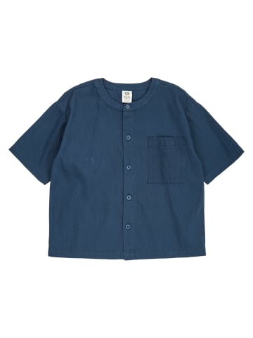 müsli Kurzarmhemd in Navy