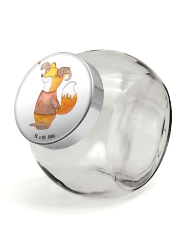 Mr. & Mrs. Panda Bonbonglas Widder Astologie ohne Spruch in Weiß