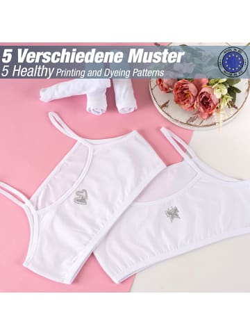 LOREZA 5er Set Bustier - Strass - Bunt