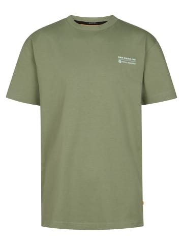 Petrol Industries Bedrucktes Jersey-T-Shirt Valle in Grün