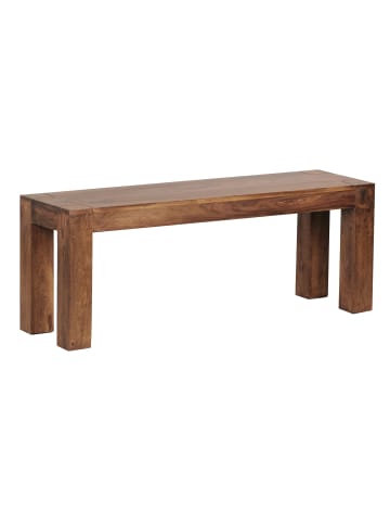 KADIMA DESIGN Esszimmer Sitzbank MUMBAI Massiv-Holz 120 x 45 x 35 cm in Massivholz