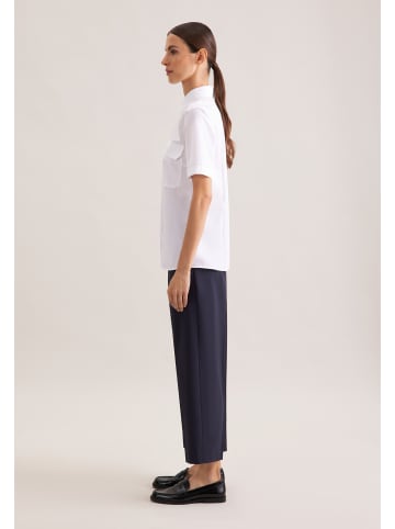 Seidensticker Pilotenbluse Slim in Weiß