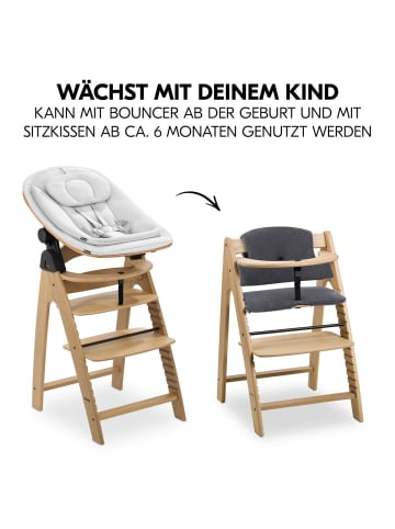 Hauck Arketa Oak 4-tlg. Newborn Set Eco in braun,grau
