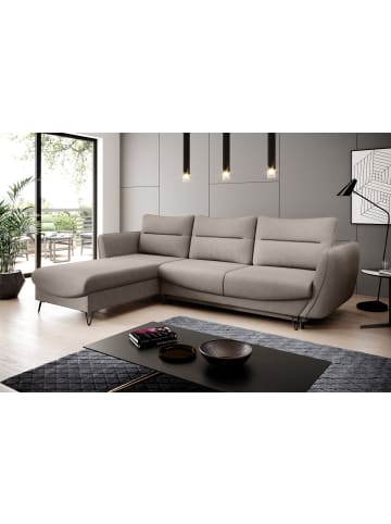 MF Design Sonic Recamiere Links in Beige -  (L) 276 x (B) 276 x (H) 100 cm