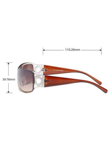 BEZLIT Damen Sonnenbrille in Dunkel Braun