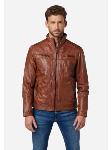 Ricano Herren Lederjacke Albert in Cognac