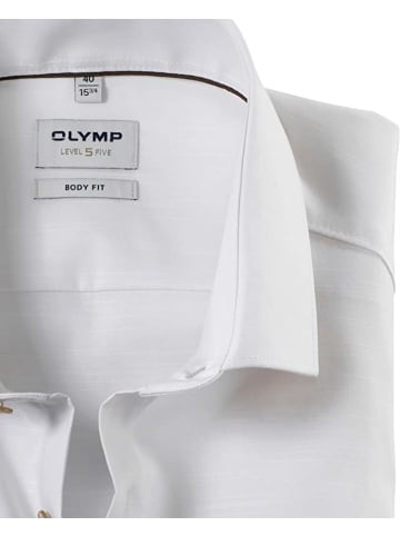 OLYMP  Langarm Business Hemd für Herren in creme