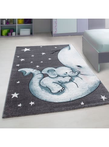 Kinder Teppich Kikki in Blau