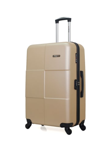 BlueStar Großer Hartschalenkoffer MIAMI in Beige (95L)