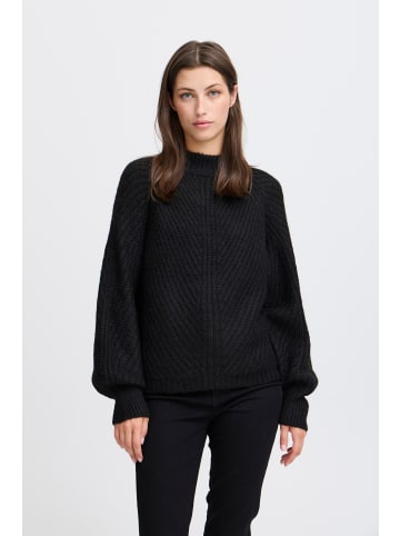b. young Strickpullover langarm BYOKSANA Loose fit in Black