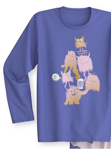 Calida Pyjama in violet storm