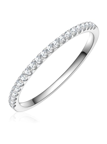 Trilani Ring aus Sterling Silber mit Zirkonia in silber