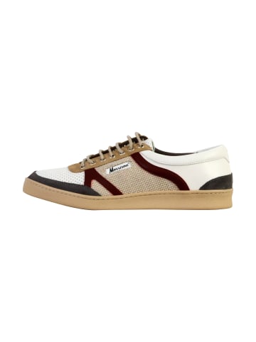 Morrison Heritage Srraj Rejilla Leder-Sneaker Vanille