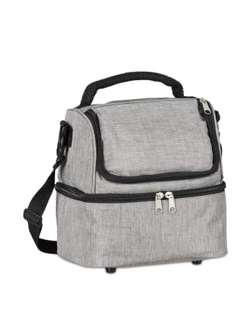 relaxdays Kühltasche in Grau - 10 l