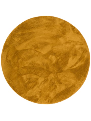 Pergamon Fellteppich Super Soft Pearl Rund in Antraciet