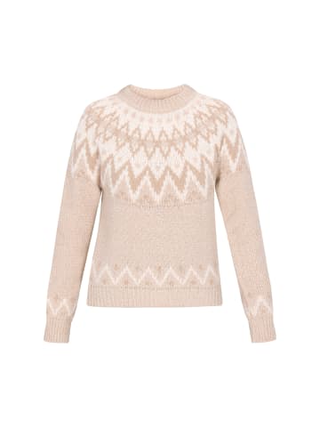 DreiMaster Vintage Women Sweater in beige multicolor
