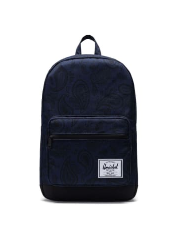 Herschel Pop Quiz 22 - Rucksack 43 cm (black crosshatch/black/raven crosshatch) in paisley peacoat/black
