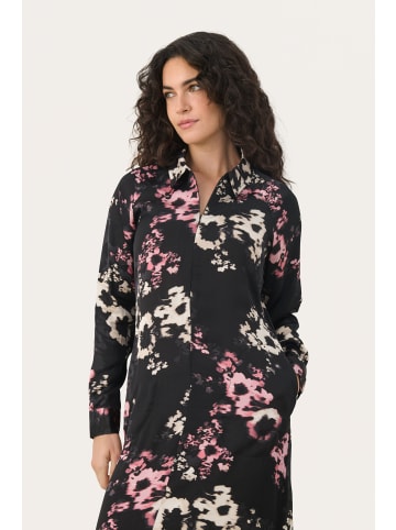 PART TWO Kleid LamiyaPW Gerade Passform in Black Blurred Flower