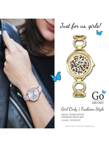 Girl Only Armbanduhr-Analog gold mittel (ca. 32mm) Girl Only Mademoiselle