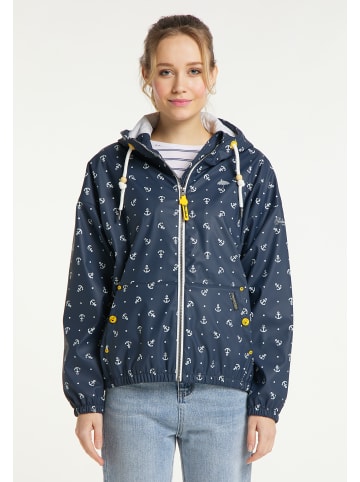 Schmuddelwedda Regenjacke Mit Anker-Print in Marine Anker Aop