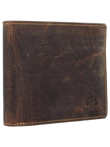 Greenburry Vintage Geldbörse RFID Leder 12,5 cm braun
