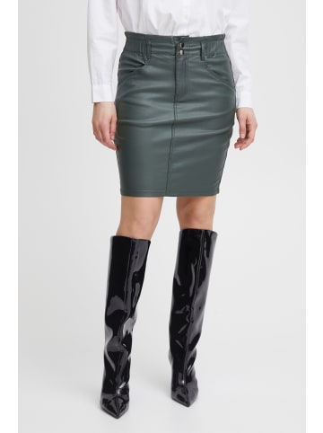b.young Minirock BYKIKO SKIRT 4 - 20811797  Rock in Leder-Optik in Grün
