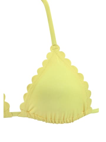 LASCANA Triangel-Bikini-Top in gelb
