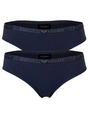 Emporio Armani Slip 2er Pack in Blau