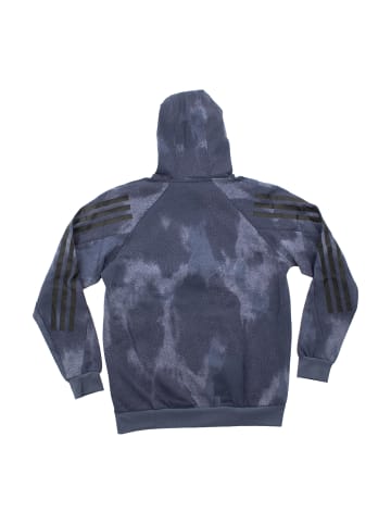 adidas Hoodie Fi 3S Fz Track Top in Blau