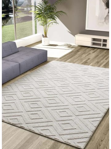Atticgo Waschbarer Kurzflor-Teppich ESTILO in creme