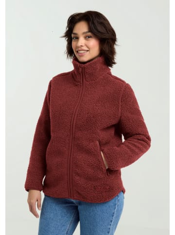 Jack Wolfskin Fleecejacke in rot